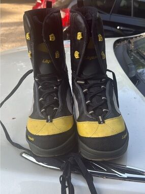 Liquido Black Boot Interior with Branded Size Label
